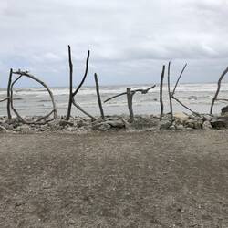 The beach in, yes, you guessed it, Hokitika!