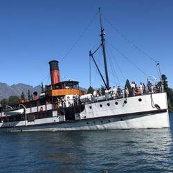 The TSS Earnslaw, a 1912 steam ship