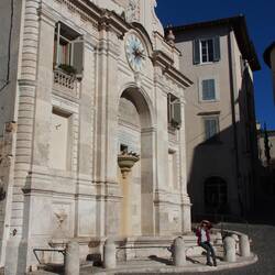 Lunch in Spoleto ( cheese & prosciutto panini)