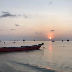 ... und nochmal (diesmal berührte die Sonne auch mal wieder den Horizont)