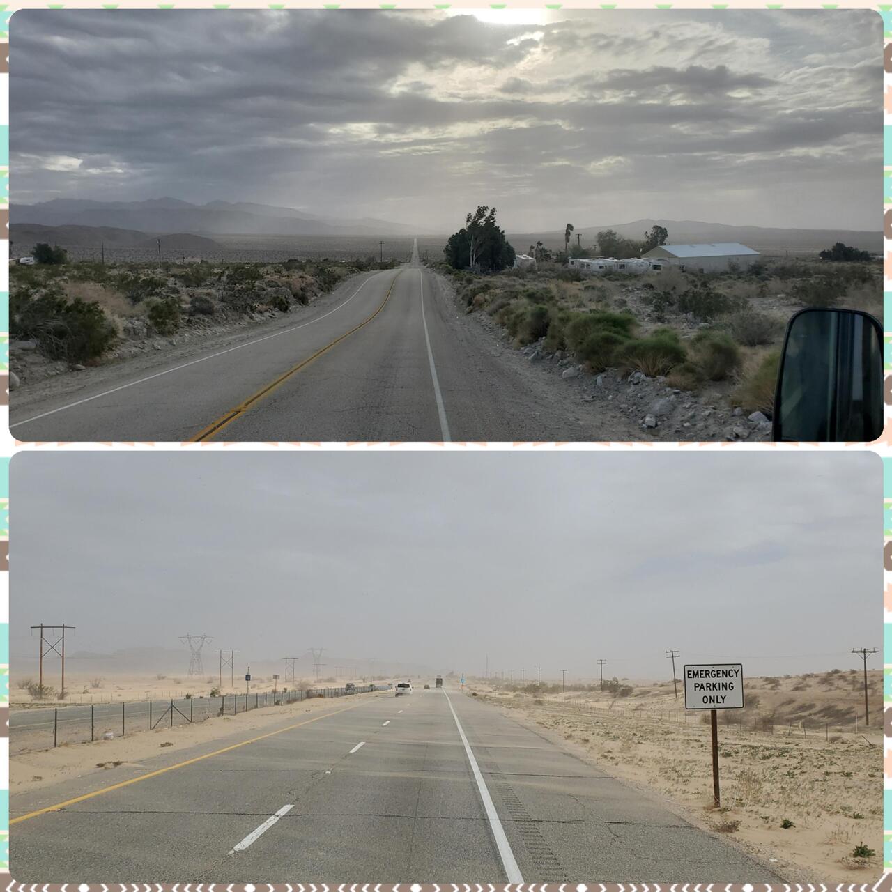 Blowing down to Yuma