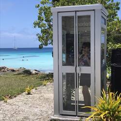 An actual working phone booth