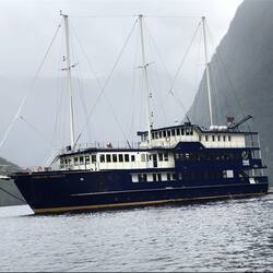 The Fiord Navigator - our floating hotel in Doubtful Sound