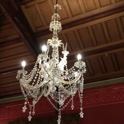 The original methane-fired chandelier
