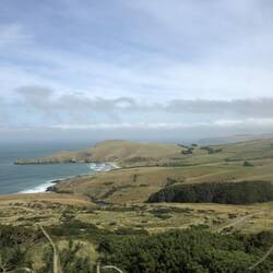Mist over the Pacific Ocean