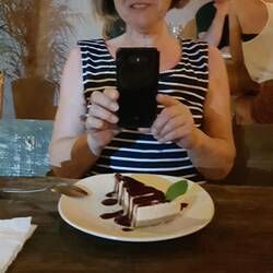 Torta de Queso con salsa