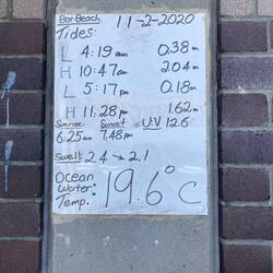 Das Wasser ist schon deutlich kälter als in Indonesien