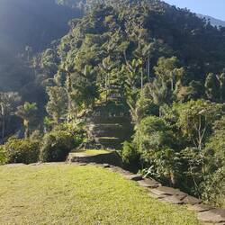 Die Haupt-Terrassen von unten