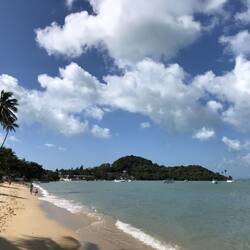 Am ersten Strand...
