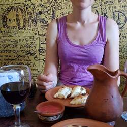 Das Empanada-Lokal in Cafayate war rustikal - aber sehr gut