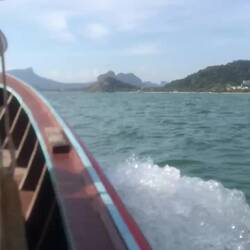 Fahrt mit dem Longtailboot (sehr laut!)