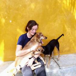 Auch im Dog Care Projekt: Verena :)