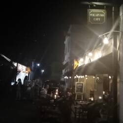 Abends im Pedlars Inn in Galle Fort