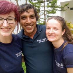 Letztes Bild mit dem coolen Tierarzt George 😁🙏