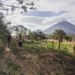 8 km-Lauf, im Hintergrund Concepción