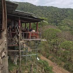 Die gefährliche Konstruktion beim Restaurant