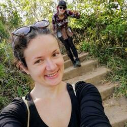 Uuuund alle Stufen wieder runter