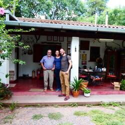 Mit dem Chef persönlich: Enrique, der Besitzer der Finca