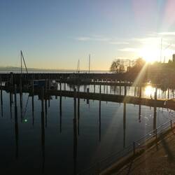 Die Sonne geht unter, Zeit für die Heimfahrt😉