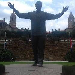 Nelson Mandela in Pretoria