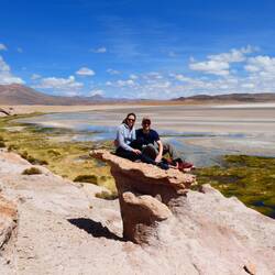 Der perfekte Spot, um ein Foto von uns machen zu lassen :-)