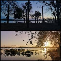 Morning light at the lake