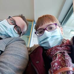 Masked for Miyajima Island