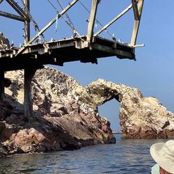 Guano loading platform for ships.