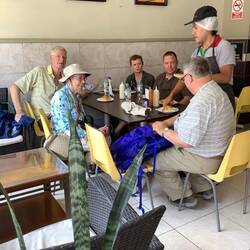 An enjoyable lunch of Empanadas.