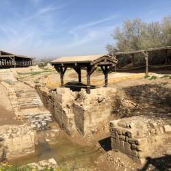 Bethany beyond the Jordan where John the Baptist lived and Jesus was baptized.