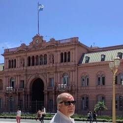 Casa Rosada, Presidential Palace. Guide Hector.