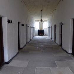 The Separate Prison for solitary confinement. Convicts wore metal #s and were nameless.