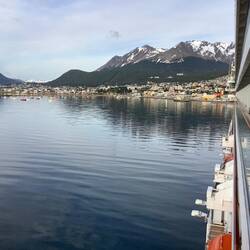 Arriving at Ushuaia.