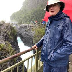 We turned around and returned to the bus.