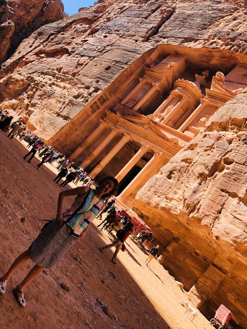 The masterpiece of Petra is The Treasury