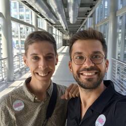 Selfie auf der Brücke