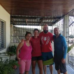 Leaving our Airbnb host Stella