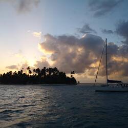Last sunrise in San Blas