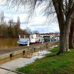 Hochwasser, auch hier