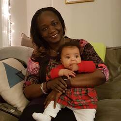 Yvonne came to visit!