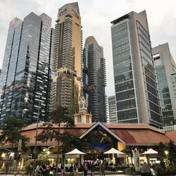 Das älteste Hawker Center in Downtown