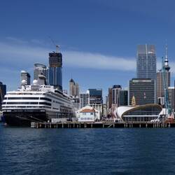 My cruise ship made it to Auckland too. I made the right decision to stay on solid ground.