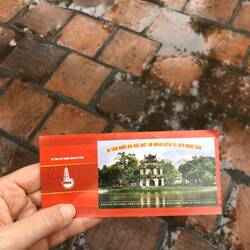 Eintrittskarte für eine Insel