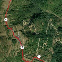 Die Strecke mit den über 3000 Stufen danach