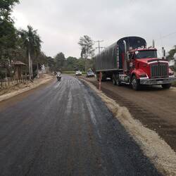Riding through the construction site when traffic is going the other direction