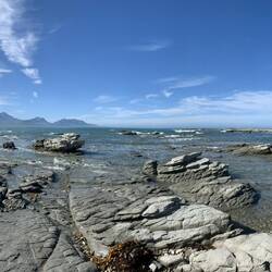 Seaward Kaikoura Range from Point Kean