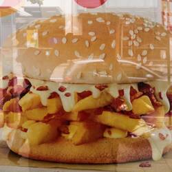 Burger mit Pommes - warum nicht gleich zusammen? 😄