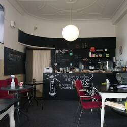 Coffee at the end of the world. Best coffee I had in NZ.