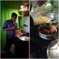 Mole rojo köchelt mit Guavenmix