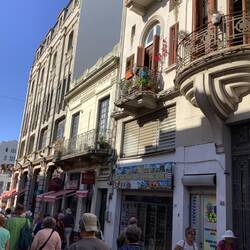 Interesting ironwork for balconies.